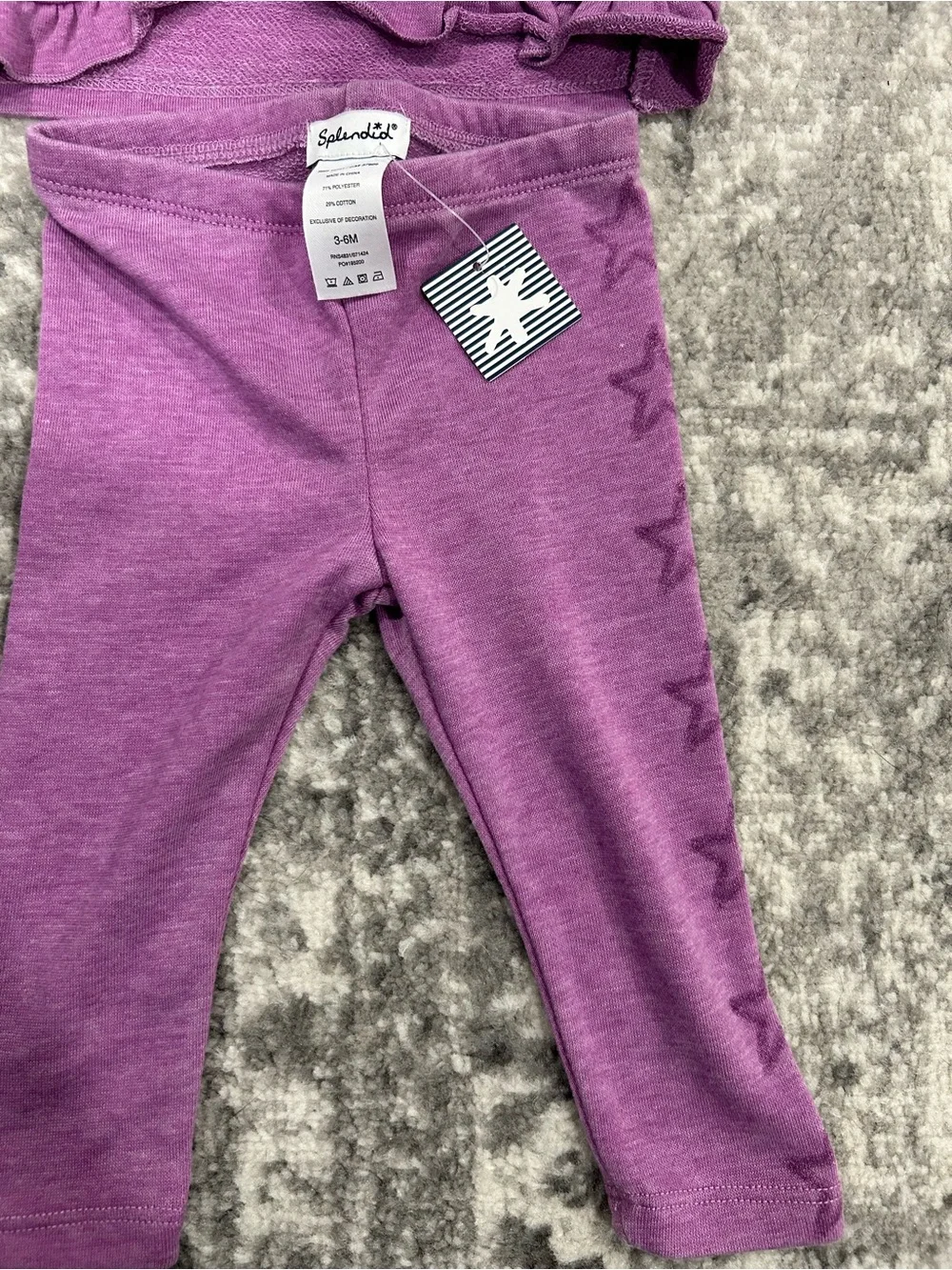 NEW Splendid Purple Set, 3-6 Months